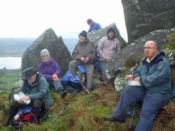 4.Moel-y-Guest
26/12/13. The rest of the lunching party. Photo: Dafydd Williams
Keywords: Dec13 Thursday Tecwyn Williams