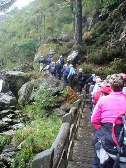 3.Beddgelert-Nantmor 
3/10/13. Walking back to Beddgelert from Nantmor along the Fishermen's Path. Photo: Dafydd Williams
Keywords: Oct13 Thursday Arwel Davies