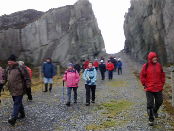 2.Slate Walk
14/11/13. Photo: Tecwyn Williams.
Keywords: Nov13 Thursday Tecwyn Williams