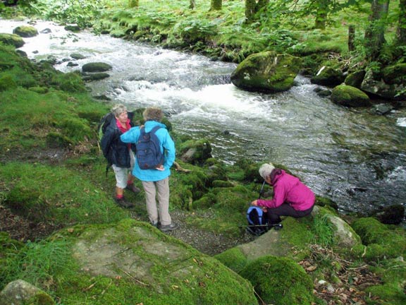 3.Craig y Llyn a Braich Ddu C walk.
18/08/13. A bit of fishing. Photo: Dafydd Williams.
Keywords: Aug13 Sunday Nick White