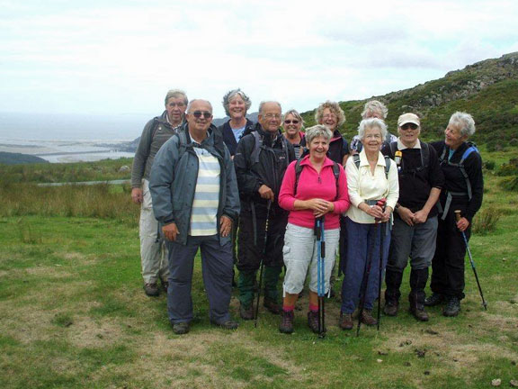 1.Craig y Llyn a Braich Ddu C walk.
18/08/13. Members on the C walk. Photo: Dafydd Williams.
Keywords: Aug13 Sunday Nick White