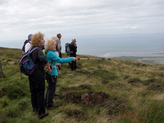 5.Craig y Llyn a Braich Ddu. A walk.
18/08/13.  What a view! Photo: Roy Milner.
Keywords: Aug13 Sunday Noel Davey