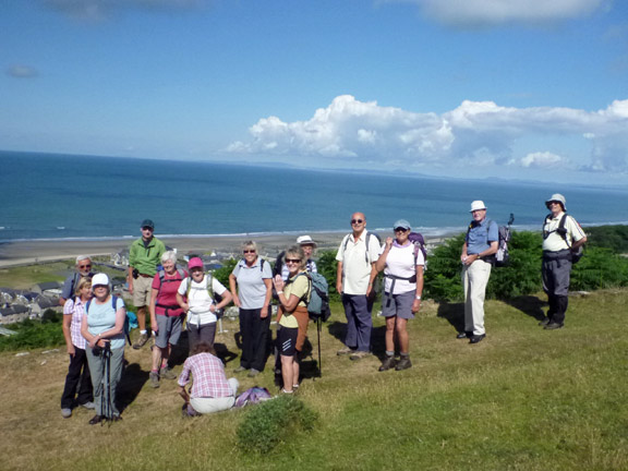 2.Barmouth to Tal y Bont Ardudwy Way
6/7/14. A brief stop to admire the view above Barmouth.
Keywords: Jul14 Sunday Dafydd Williams