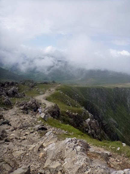 3.Cadair Idris
20/7/14. Close to the summit of Cadair Idris.
Keywords: Jul14 Sunday Noel Davey