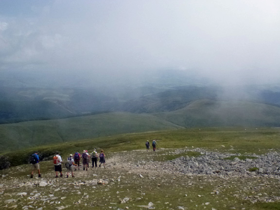 5.Cadair Idris
20/7/14. On our way down having just left Mynydd Moel 863m.
Keywords: Jul14 Sunday Noel Davey