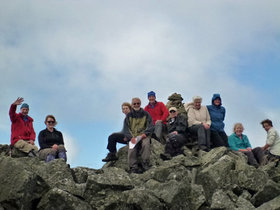 4.Clynnog Hills
17/8/14. Gyrn Ddu finally. Two of our number decided that it was a peak too far.
Keywords: Aug14 Sunday Catrin Williams