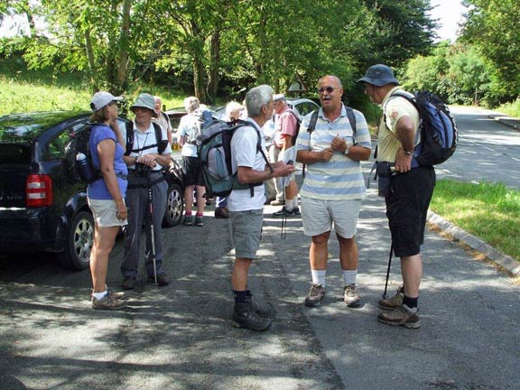 1.Foel Cynwch & Torrent Walk
7/8/14. The start. Photo: Dafydd Williams.
Keywords: Aug14 Thursday Nick White