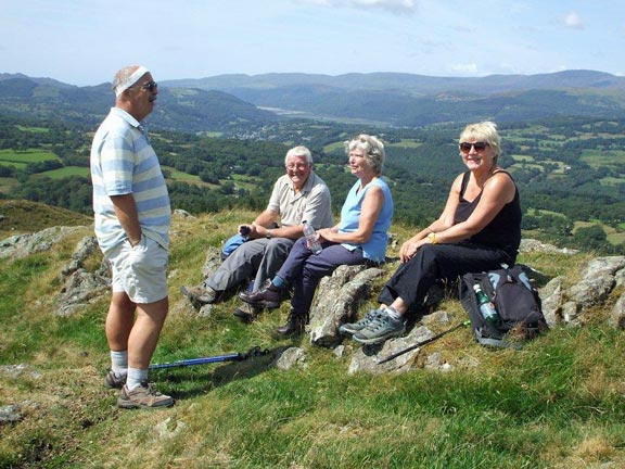 2.Foel Cynwch & Torrent Walk
7/8/14. The top of Foel Cynwch  . Photo: Dafydd Williams.
Keywords: Aug14 Thursday Nick White