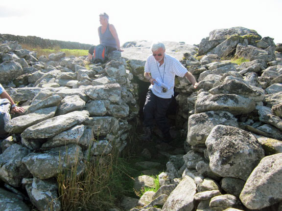 3.Egryn Circular
2/10/14. Rip Van Winkle emerging, from his tomb at Carnedd Hengwm, in his second reincarnation in 3 months. Photo: Tecwyn Williams.
Keywords: Oct14 Thursday Dafydd Williams