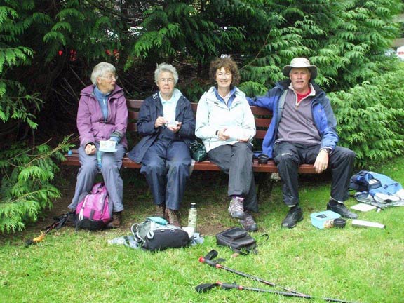 2.Llandanwg
21/8/14  The leader has organised some excellent picnic seating. Photo: Dafydd Williams.
Keywords: Aug14 Thursday Fred Foskett