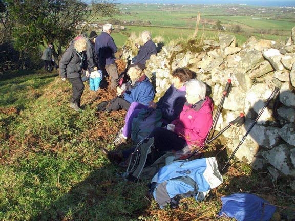 1.Llaniestyn
27/11/14. A beautiful late autumn day - lunch time with the Irish Sea coast in the background. Photo: Dafydd Williams.
Keywords: Nov14 Thursday Miriam Heald