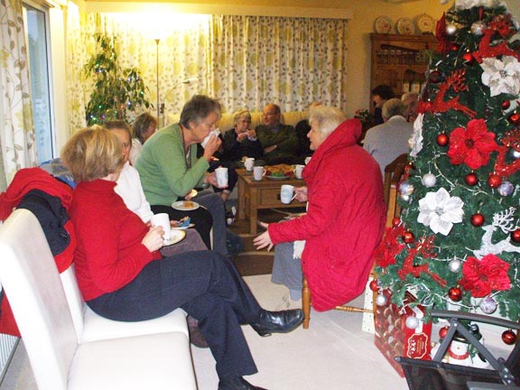 4.Mynydd Cilan
11/11/14 Tea and cakes at John and Rein's soon brought to colour to the cheeks. Photo: Dafydd Williams.
Keywords: Dec14 Thursday Ian Spencer