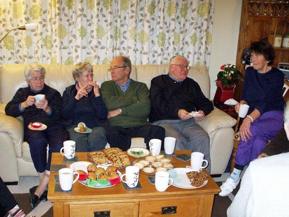 5.Mynydd Cilan
11/11/14 Tea and cakes at John & Rein's. Photo: Dafydd Williams.
Keywords: Dec14 Thursday Ian Spencer