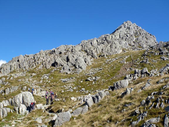 3.Tryfan & Heather Terrace
12/10/14. Getting closer. Ideal weather for walking.
Keywords: Oct14 Sunday Noel Davey