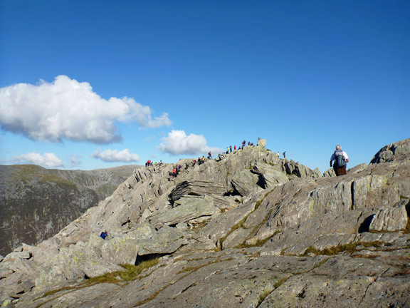 4.Tryfan & Heather Terrace
12/10/14. The summit is looking a bit full.
Keywords: Oct14 Sunday Noel Davey
