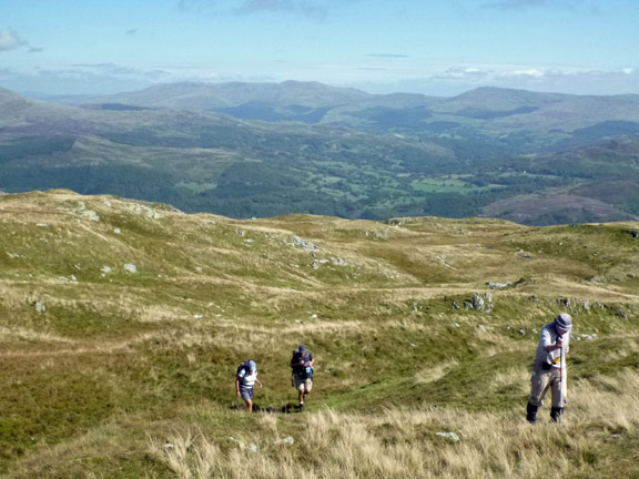 10.Y Garn
31/8/14. A view from the summit of Y Garn looking over towards Aran Fawddwy and Aran Benllyn
Keywords: Aug14 Sunday Noel Davey