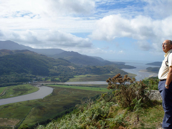 8. Penmaenpool Circular
31/8/14. A breathtaking view over the Mawddach Estuary. Photo: Ann White
Keywords: Aug14 Sunday Nick White