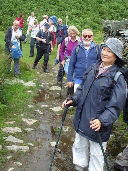 3.Panorama walk Barmouth
6/8/15. One member taken aback by the view. Photo: Dafydd Williams
Keywords: Aug15 Thursday Fred Foskett