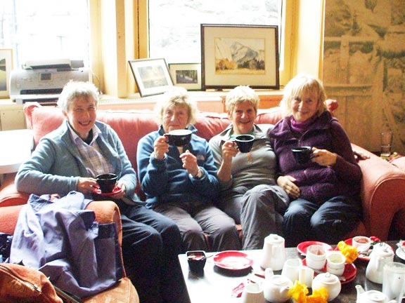 4.Dolgellau
29/10/15. Afternoon tea at the walk leader and his wife's house. Photo: Dafydd H Williams.
Keywords: Oct15 Thursday Nick White