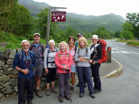 1.Gallt y Wenallt - Y Lliwedd
5/7/15. The start of the walk. The Watkin Path.
Keywords: Jul15 Sunday Noel Davey