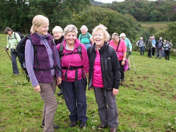 5.Llanfrothen
17/9/15 The ladies halt for a quick pose at the camera man's request. Photo: Dafydd Williams
Keywords: Sep15 Sunday Tecwyn Williams
