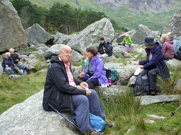 1.Llyn Ogwen
20/8/15. The lunch stop alongside Llyn Ogwen. Photo: Dafydd Williams
Keywords: Aug15 Thursday Kath Mair