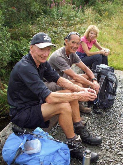 3.Around Moel Hebog
30/8/15. Break time. Photo: Dafydd Williams
Keywords: Aug15 Sunday Dafydd Williams