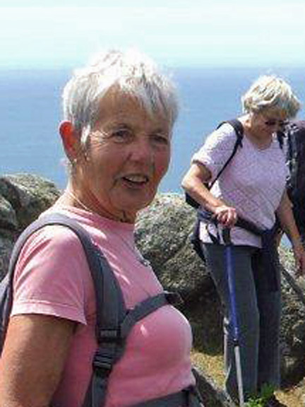 4.Rhiw
9/7/15. Bardsey out of sight in the background. Photo: Dafydd Williams.
Keywords: Jul15 Thursday Lis Williams David Williams