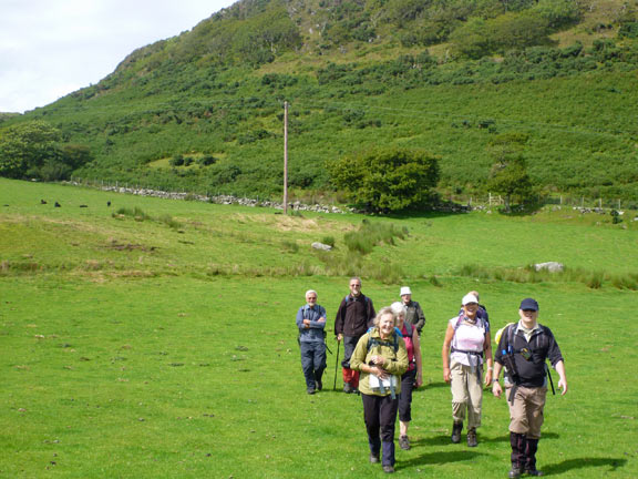 6.Tremadog – Cwm Ystradllyn circ
2/8/15.  Nearing the end of the walk.
Keywords: Aug15 Sunday Ian Spencer