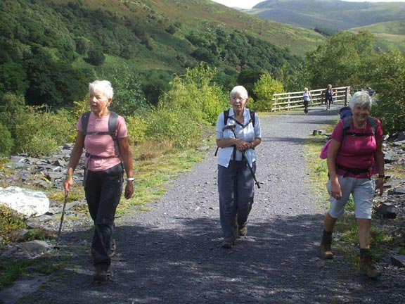10.Ogwen Valley
11/9/16. Members of the B walk group return along the valley bottom. Photo: Dafydd Williams.
Keywords: Sep16 Sunday Noel Davey