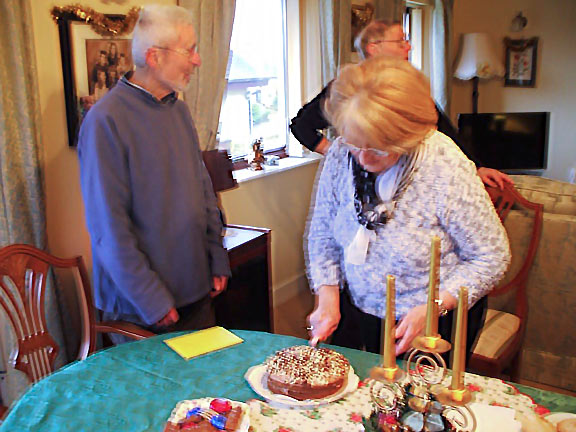 8.Criccieth
18/12/16. The group was warmly invited back to Dafydd & Catherine's house for an aprés walk Christmas/birthday celebration. Photo: Dafydd Williams.
Keywords: Dec16 Sunday Dafydd Williams