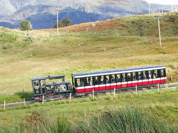 3.Llanberis
13/10/13. There are easier ways of getting around.Photo: Dafydd Williams.
Keywords: Oct16 Thursday Tecwyn Williams