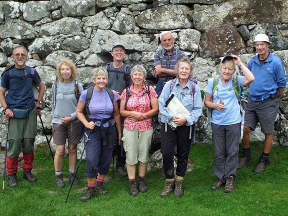 7.Llangybi Circular
31/7/16.Outside St Cybi's Well just outside Llangybi. Photo: Dafydd Williams.
Keywords: Jul16 Sunday Kath Mair