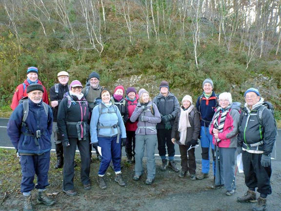 1.Maentwrog-Llyn Trawsfynydd
4/12/16. Starting from the layby close to the Maentwrog Hydro-Electric Power Station.
Keywords: Dec16 Sunday Hugh Evans Dafydd Williams