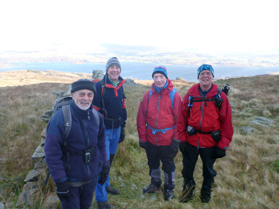 2.Maentwrog-Llyn Trawsfynydd
4/12/16. At the highest point of the A walk. The track will take us down to the lake.
Keywords: Dec16 Sunday Hugh Evans Dafydd Williams