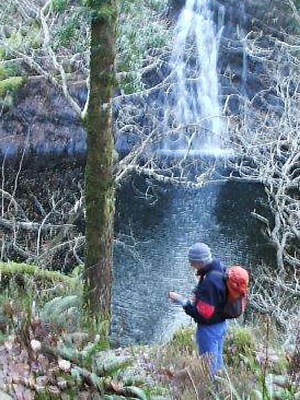 7.Maentwrog-Llyn Trawsfynydd
4/12/16. Rhaeadr Ddu (The Black Waterfalls) within the nature reserve. Photo: Dafydd Williams.
Keywords: Dec16 Sunday Hugh Evans Dafydd Williams