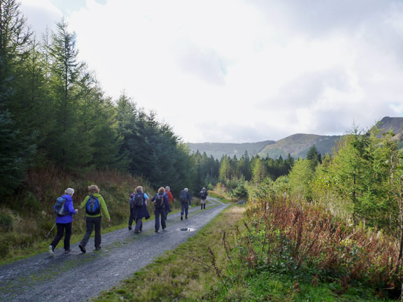 1.Moel Penamnen
25/9/16. Making our way up from the Dolwyddelan Station car park up Cwn Penamnen.
Keywords: Sep16 Sunday Dafydd Williams