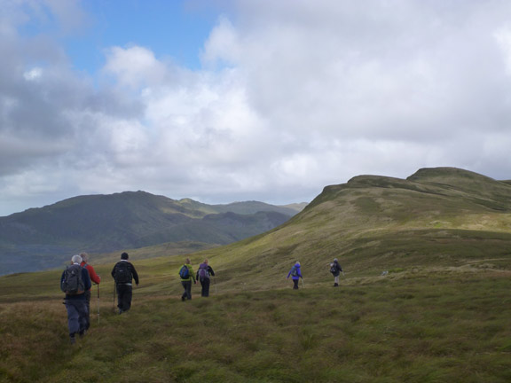 3.Moel Penamnen
25/9/16. Crossing between Foel Fras and Moel Penamnen.
Keywords: Sep16 Sunday Dafydd Williams