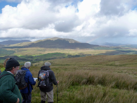 7.Moel Penamnen
25/9/16. Moel Siabod with a bit of a rainstorm and rainbow to its right.
Keywords: Sep16 Sunday Dafydd Williams