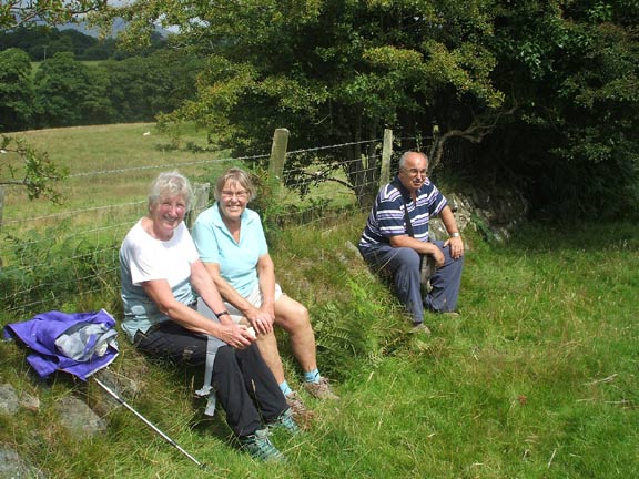 7.Ardal Pwllheli
21/7/16. Lunch close to Ffynnon Felin Bach. Photo: Dafydd Williams.
Keywords: Jul16 Thursday Miriam Heald Megan Mentzoni