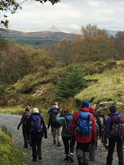 6.Ro Wen
23/10/16. Nearing the end. Looking over to Capel Curig and the Carneddau in the distance. Photo: Heather Stanton.
Keywords: Oct16 Sunday Judith Thomas