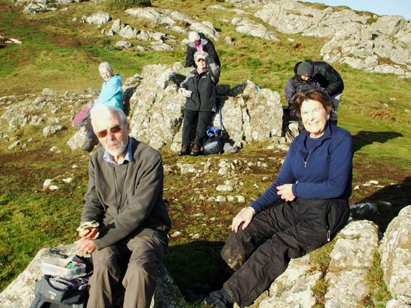 2.Uwchmynydd / Porth Meudwy
8/12/16. Lunch at Pen-y-Cil. Photo: Dafydd Williams.
Keywords: Dec16 Thursday Marian Hopkins
