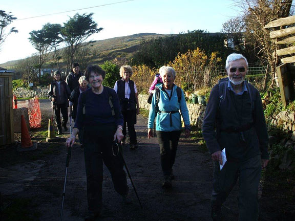 5.Uwchmynydd / Porth Meudwy
8/12/16. Tea time is approaching.  Photo: Dafydd Williams.
Keywords: Dec16 Thursday Marian Hopkins