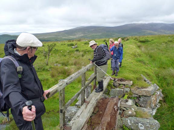 6.Cwm Pennant
30/7/17. A rather dilapidated river crossing  as we follow the path of the disused railway.
Keywords: Jul17 Sunday Kath Mair