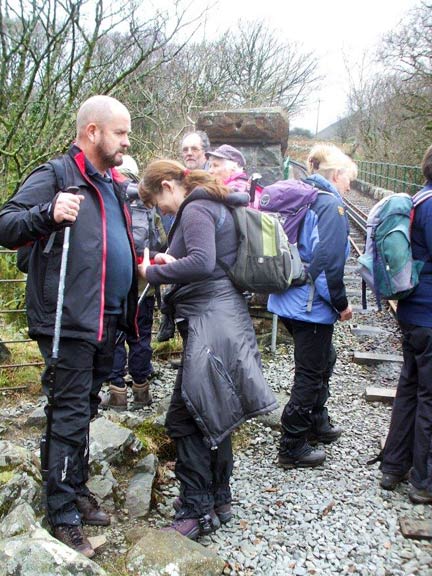 2.Llanberis Waterfall
21/12/17. A brief stop alongside the Snowdon Mountain Railway. Photo: Dafydd Williams.
Keywords: Dec17 Thursday Tecwyn Williams