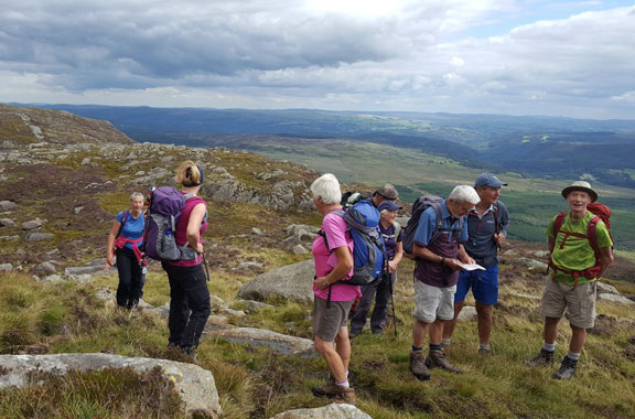 3.Moel Siabod
13/8/17. Moving off from Llyn y Foel.Photo: Judith Thomas.
Keywords: Aug17 Sunday Judith Thomas