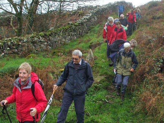 3.Nefyn-Y Gwylwyr-Pistyll
26/10/17. On our way down to Pistyll. Photo: Dafydd Williams.
Keywords: Oct17 Thursday Jean Norton Miriam Heald