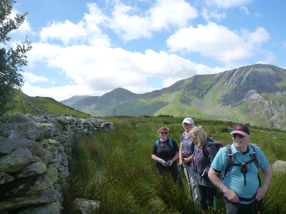 5.Afon Ogwen
2/7/17. A brief halt after the long climb. Lunch is calling.
Keywords: Jul17 Sunday Dafydd Williams