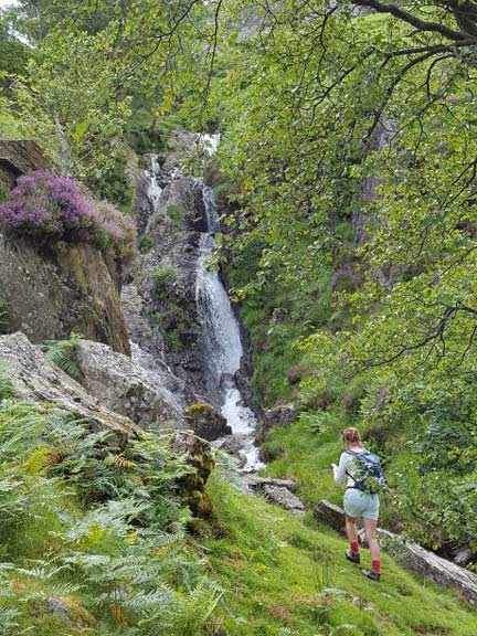 7. Carnedd y Filiast & Mynydd Perfedd
2/7/17. Halfway down Cwm Cywion towards the end of the walk, Photo: Judith Thomas.
Keywords: Jul17 Sunday Noel Davey