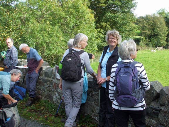 6.Rowen-Pen y Gaer
28/9/17. On our way back through some beautiful countryside. Photo: Dafydd Williams.
Keywords: Sep17 Thursday Jean Norton Miriam Heald
